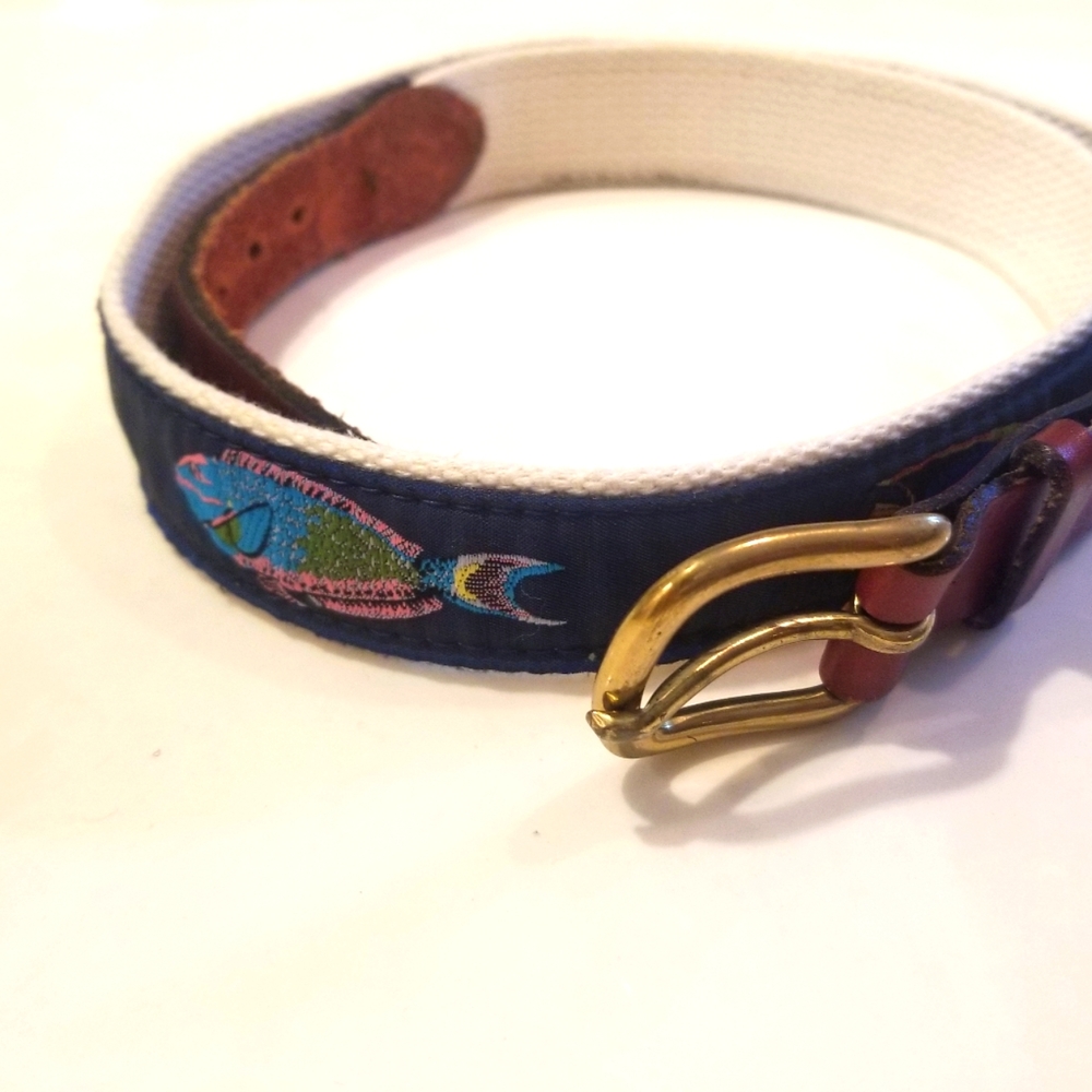Mens Casual Fish Belt Size 30 Waist